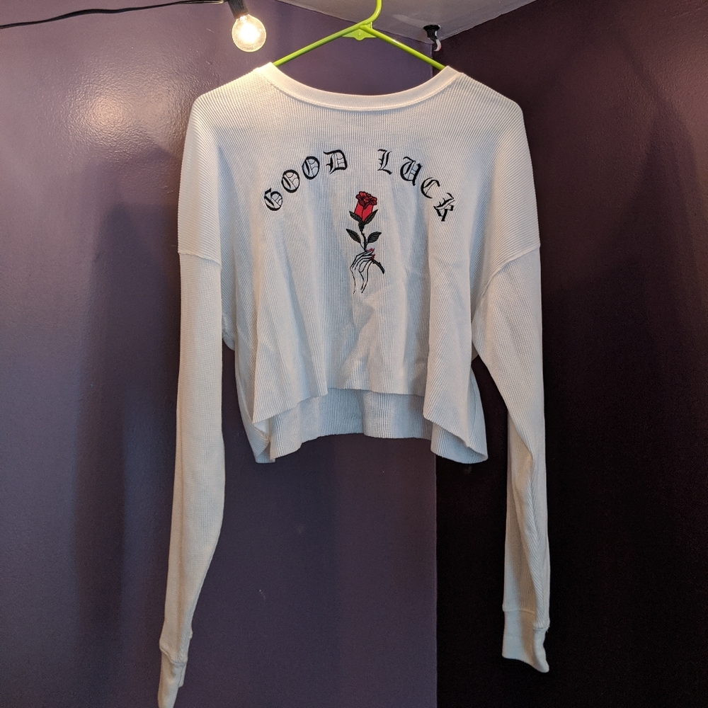Cropped thermal long sleeve